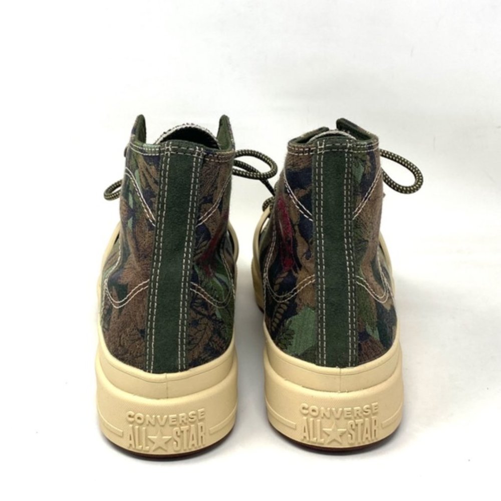 Converse Chuck Construct Black Joy Platform Shoes Grassy Jacquard Men’s A05308C - Picture 7 of 10